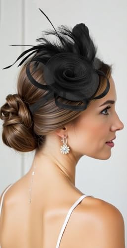 Elegant Women's Fascinator Headband for Wedding Tea Party & Cocktail
