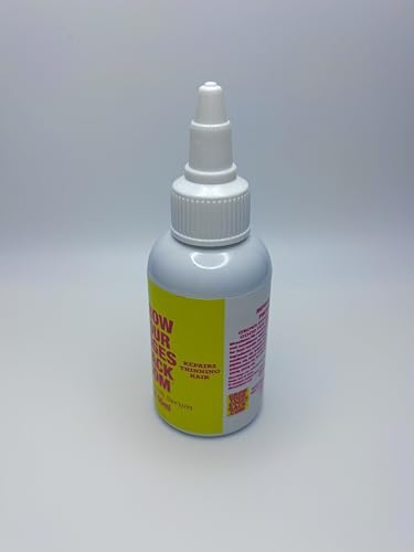 Natural Hair Growth Oil for Thicker Edges - Fast-Acting Formula with Castor Oil & Aloe Vera