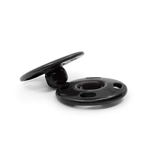 Dritz Size 4 Black Sew-On Snaps - 4-Count Durable Fasteners