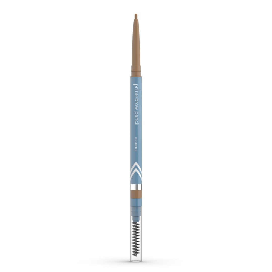 PrimeBrow Pencil for Mature Women - Ultra-Precise Tip for Natural Hair-Like Strokes | Smudge-Proof & Long-Lasting (Ash Brown)