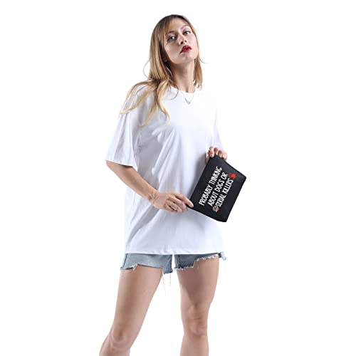 True Crime Lover Makeup Bag - Funny Probably Thinking About Serial Killers