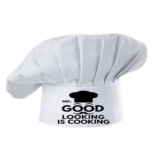 Funny Chef Hat for Cooking - Adjustable Kitchen Cap Gift