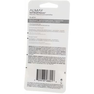 Almay One Coat Mascara Pack of 2 - Blackest Black, 0.24 oz