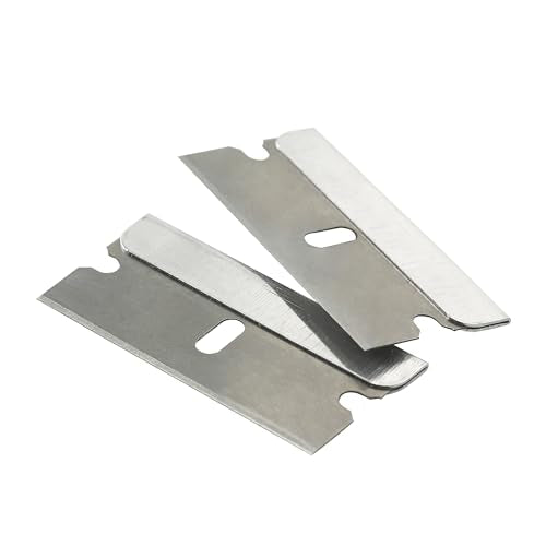 Bates Single Edge Razor Blades, 400 Pack, Premium Steel Utility Blades