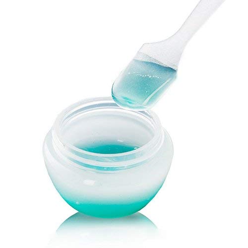 G2PLUS Disposable Makeup Spatula - 100pcs Clear Plastic Cream Mixing Tools | 3.2 Inch for DIY Skincare & Salon Use