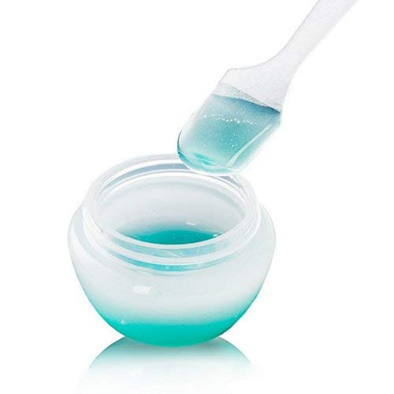 G2PLUS Disposable Makeup Spatula - 100pcs Clear Plastic Cream Mixing Tools | 3.2 Inch for DIY Skincare & Salon Use