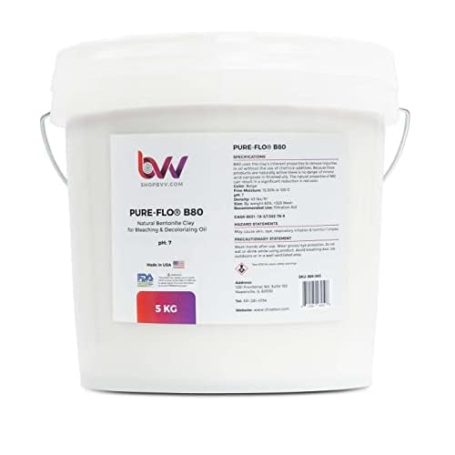 BVV Pure-Flo¢ç B80 Natural Bentonite for Bleaching & Decolorizing Edible Oils-25KG