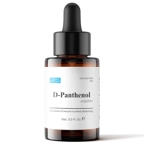 D-Panthenol 75% Provitamin B5 Serum for Skin & Hair Repair 0.5 fl oz