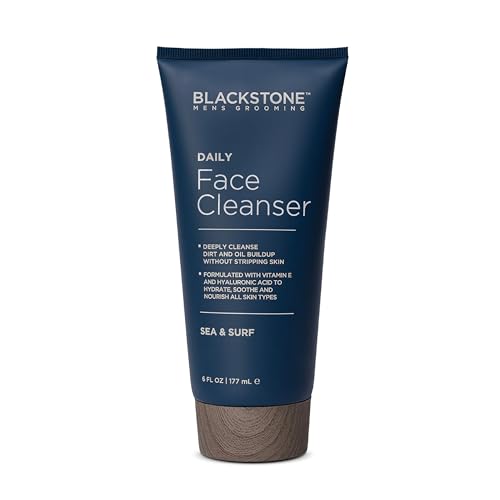 Blackstone Men's Daily Face Cleanser with Hyaluronic Acid - 6oz