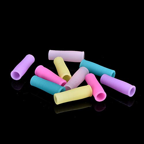 Silicone Cuticle Trimmer Nipper Protector Sleeve - 10 pcs