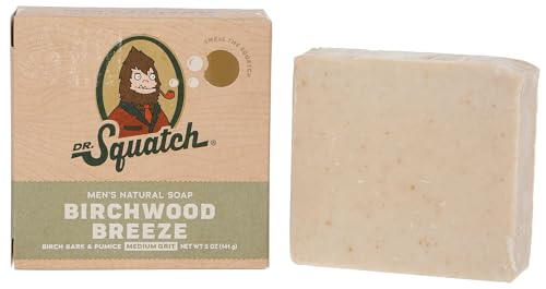 Dr. Squatch Birchwood Breeze Bar Soap for Men - 5 Ounce