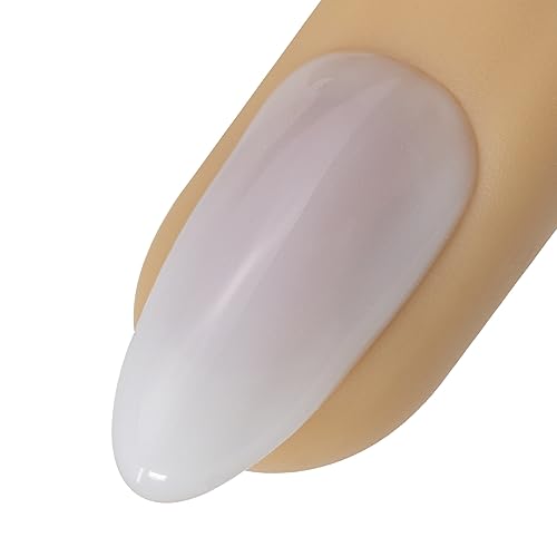 Young Nails ManiQ Fiber Gel with Keratin - Milky White, 1/3 Oz