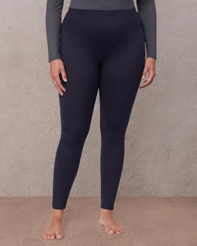 Women's Lightweight Thermal Leggings - Form Fitting, 4-Way Stretch Base Layer