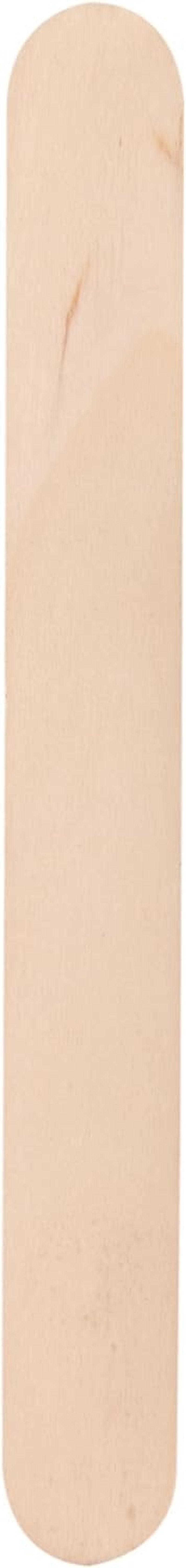 Satin Smooth Hair Removal/Hair Waxing Applicators - Large Wooden Spatula Applicators, 100 Count, 1-Pack