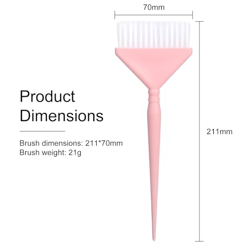Kootinn Classic Hair Dye Brush Set - 4 Multi-Use Tint Brushes for Highlights & Balayage