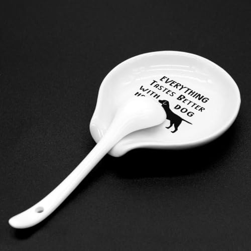 Labrador Ceramic Coffee Spoon Rest - Dog-Themed Kitchen Accessory