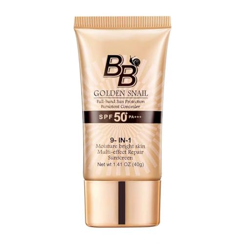 NECGNIQ 9-in-1 SPF 50 BB Cream Foundation with Sun Protection, Moisturizer & Concealer