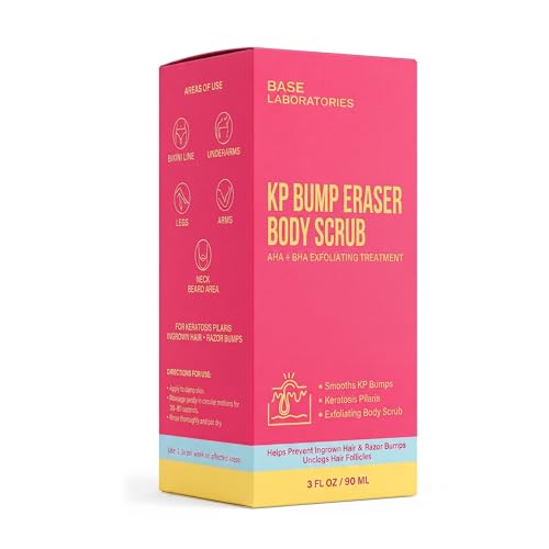 BASE LABORATORIES Ingrown Hair & KP Exfoliating Scrub with AHA & BHA