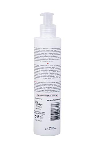 Milano Care Incanto Keratin Leave-In Conditioner 6 Fl Oz - Anti-Frizz Hair Repair & Nourishing Treatment