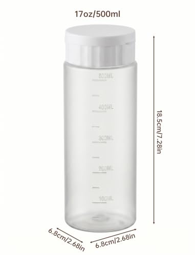 NiHome 17oz No Drip Honey Dispenser - BPA-Free, Leak-Proof Design