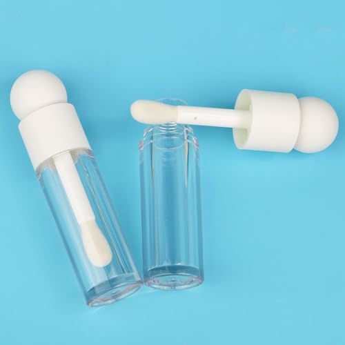 COSIDEA 16pcs White Lip Gloss Tubes 5ml with Wand Applicator