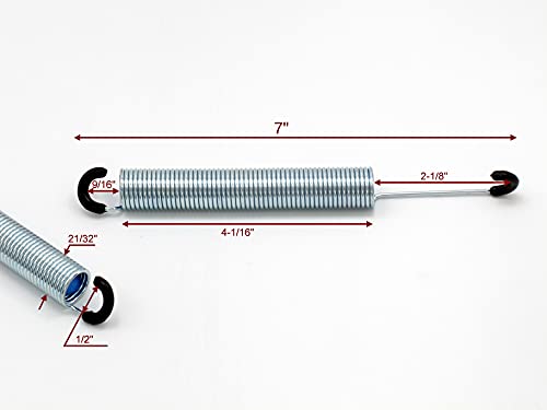 7" Recliner Sofa Replacement Spring Mechanism - 2Pcs Steel Hook