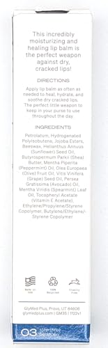 Glymed Ultra-Hydrating Lip Balm - Moisturizing Lip Care Treatment .5 oz