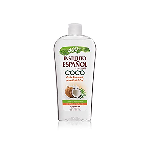Instituto Español Coco Body Oil 400ml - Moisturizing & Versatile Skin Care