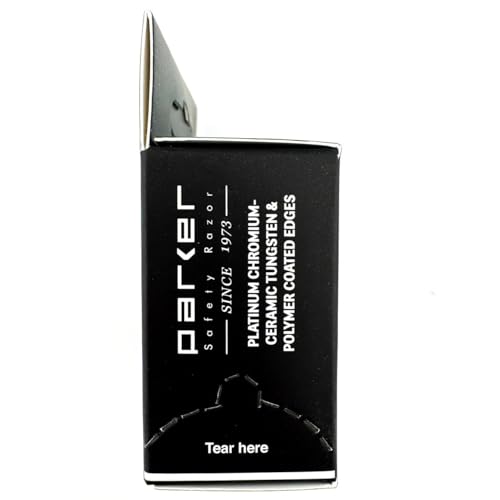 Parker Premium Platinum Double Edge Razor Blades – 100 Count Salon Pack