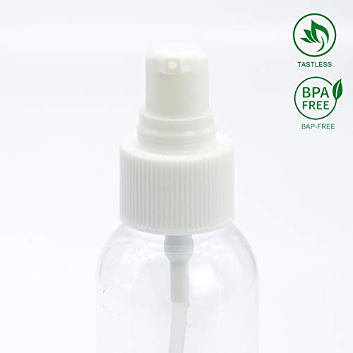 12 Pack 120ml Plastic Bottles with Duckbill Pump for Shampoo, Lotion, Body Soap & Cream