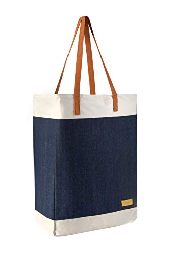 L'OCCITANE Denim and Canvas Tote Bag - Durable Everyday Carry