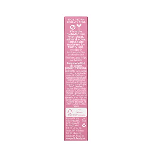 Pacifica Color Quench Tinted Lip Balm Set - Guava Berry, Vegan Moisturizer