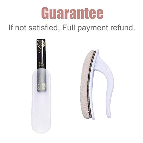 Nano Glass Nail File Set with Case and Buffer for Natural & Acrylic Nails