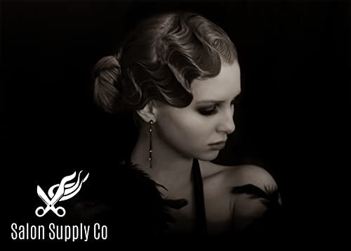 3.5" Hair Wave Clips - 10 Pack - Aluminum Fingerwave Clips