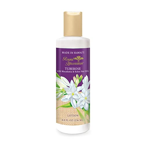 Royal Hawaiian Body Lotion with Tuberose - 8 oz. Hydrating Hawaiian Skincare