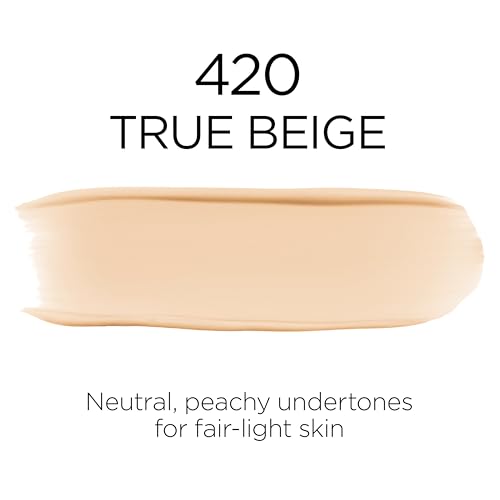 L'Oreal Paris Makeup Infallible Up to 32 Hour Fresh Wear Lightweight Foundation, 420 True Beige, 1 Fl Oz, Packaging May Vary