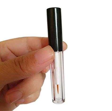 4 Pack 5ML Eyeliner & Eyelash Extension Liquid Storage Tubes with Brush - Portable Makeup Containers