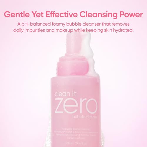 BANILA CO Clean It Zero Amino Bubble Cleanser - pH-Balanced 10.14 fl oz