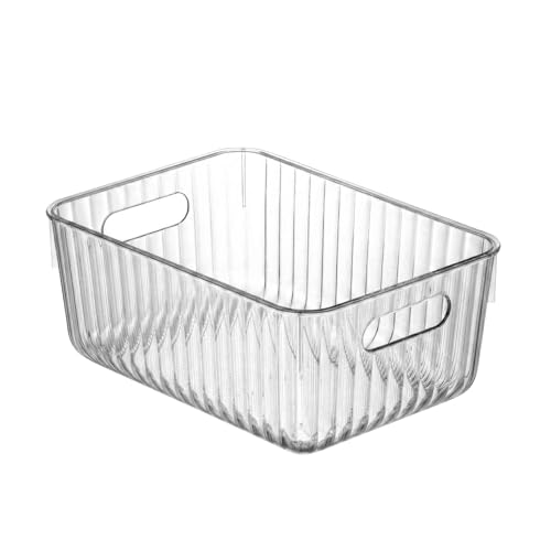 BINO The Gatsby Collection Small Clear Plastic Storage Bins