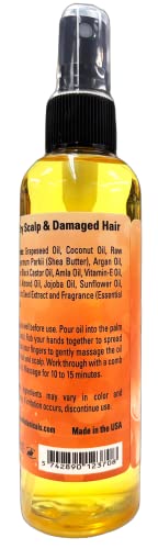 Mine Botanicals Mango Butter Moisturizing Hair & Scalp Oil - 4 oz