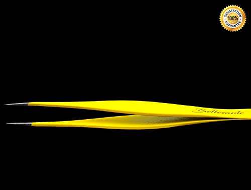 Bellesante Surgical Grade Precision Tweezers - Stainless Steel Eyebrow & Splinter Tool
