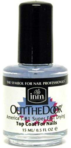 INM Out The Door Fast Drying Top Coat - 0.5 oz (Pack of 4)