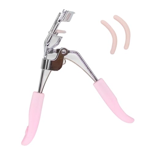 dearcloud Sky High Eyelash Curler with 2 Silicone Replacement Pads - Silver