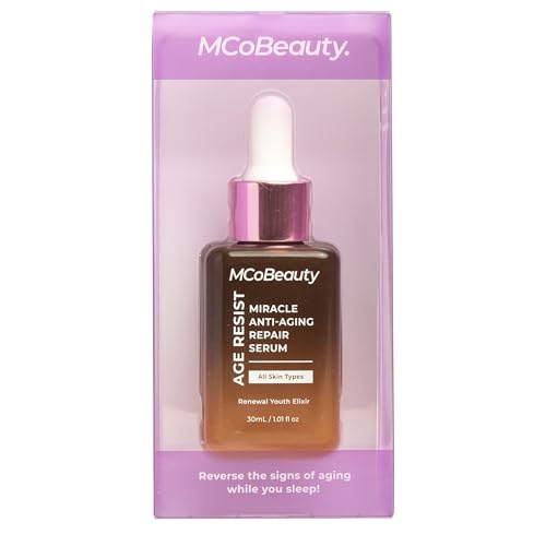 MCoBeauty Anti-Aging Facial Serum with Hyaluronic Acid & Arginine - Overnight Skin Repair