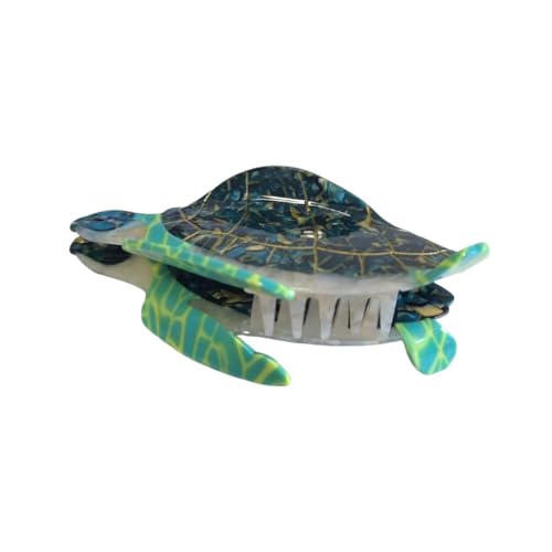 Turtle Cellulose Acetate Claw Clip - Stylish Hair Accessory