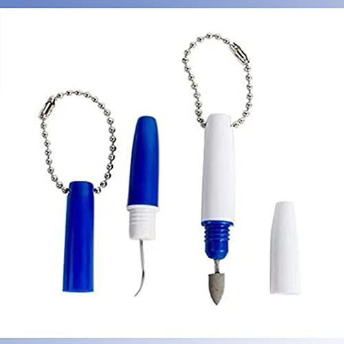 Portable Dental Picks Set 4PCS for Teeth Cleaning Tartar & Plaque Removal with Keychain