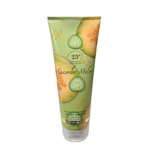 Bath & Body Works Cucumber Melon Fragrance Mist & Body Cream Set - 8oz Each