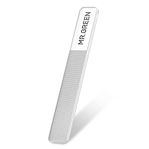 MR.GREEN Dual-Sided Glass Nail File for Smooth Results