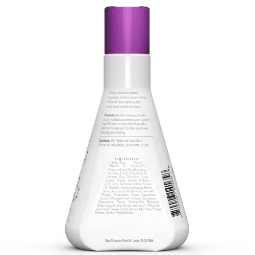 Spa Sciences Micellar Water - Gentle Waterless Cleanser for All Skin Types 6.76oz
