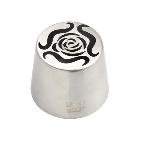 Extra Large Russian Tulip Icing Tips Set - 4 Pcs Stainless Steel